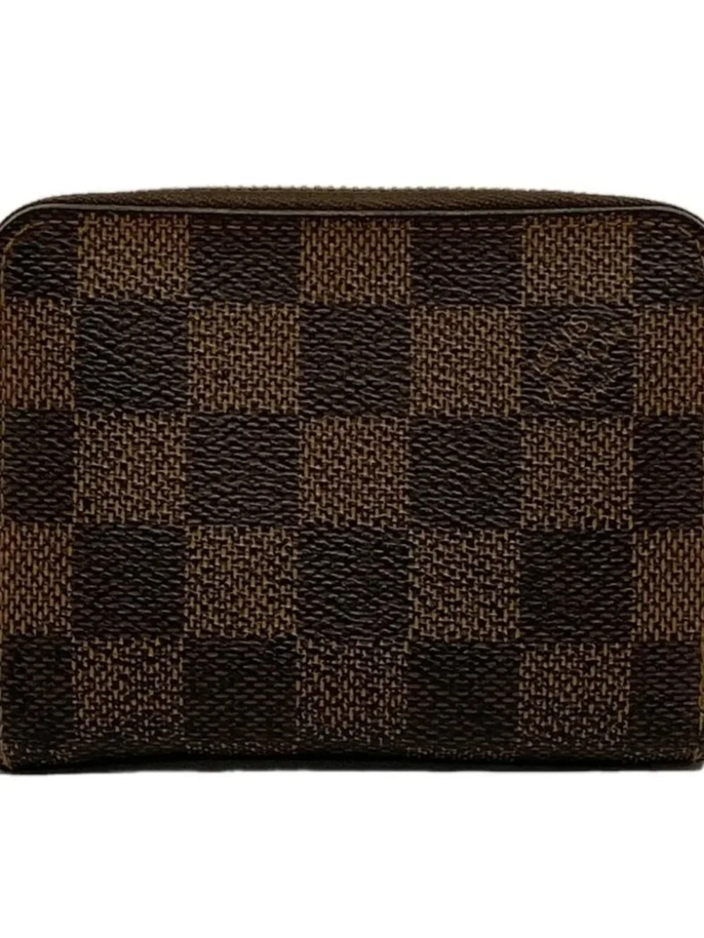 LOUIS VUITTON Zippy Coin Purse N63070 Ebene Damier SN4194 Coin Case